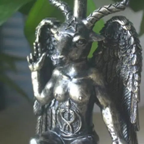 Baphomet Divine Goat Of Mendes Statue Church Of Satan Sabbatic Goat Idol Baphomet Resin Satanic Occultic The Horned God Goat