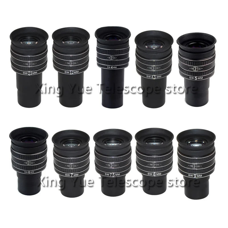 TMB-Astronomical Telescope SW 58 °, Planet Eyepiece, Wide Angle Focal, High Power, 2.5mm, 3.2mm, 4mm, 4.5mm, 6mm, 7mm, 7.