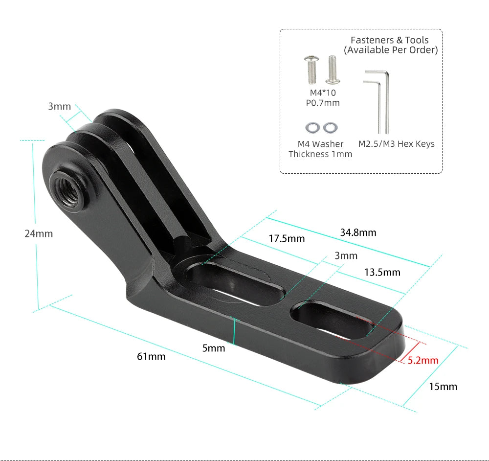 Bicycle Saddle Rail Rear Light Bracket Seatpost Mount Stand For Magicshine RN120 SEEMEE60 100 180 200 300 Lamp Extension Holder