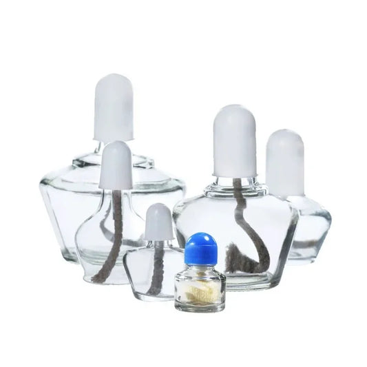 1pcs Glass Alcohol Burner Lamp Glass Chemistry Laboratory Heating Equipment Educational Supplies 25/60/125/250ml