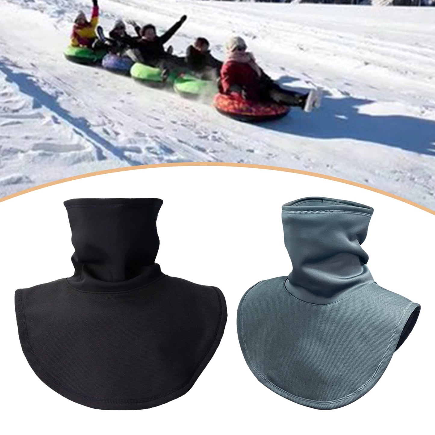 Unisex Soft Thermal Neck Warmer Scarf Warm Motorcycle Scarf Wind Protector for Fishing Daily Commutes and Outdoor Activities