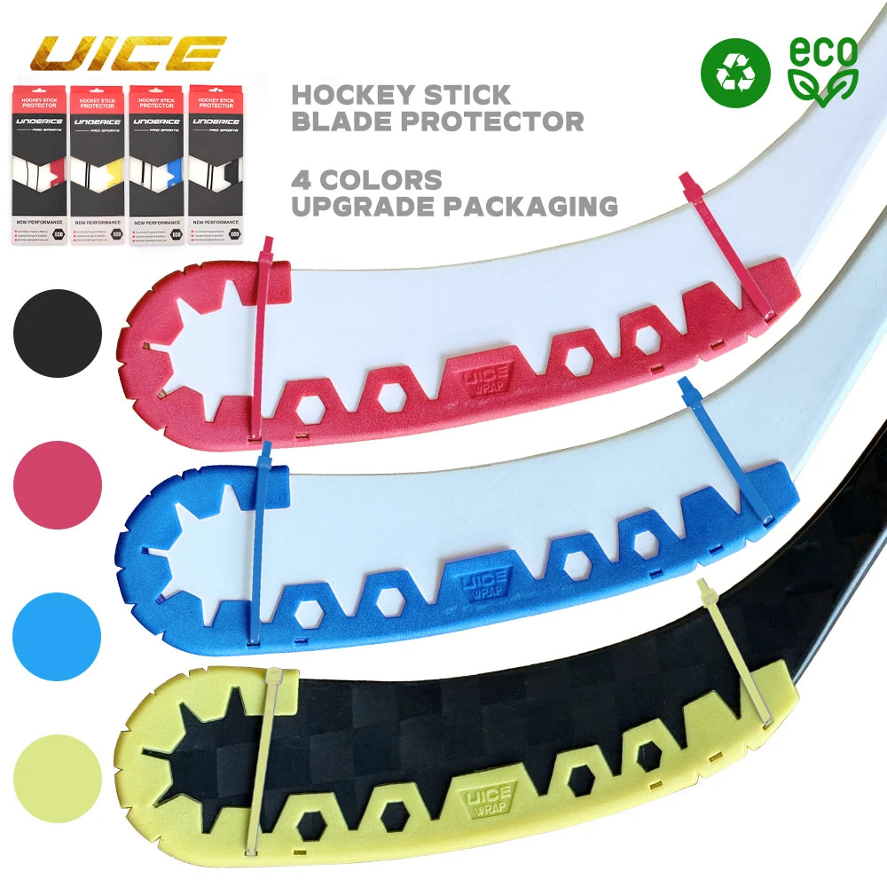 UICE 5pcs Pro Ice Hockey Stick Blade Protector Hockey Accessories ECO Material For Ice Training Practice Hockey Equipment
