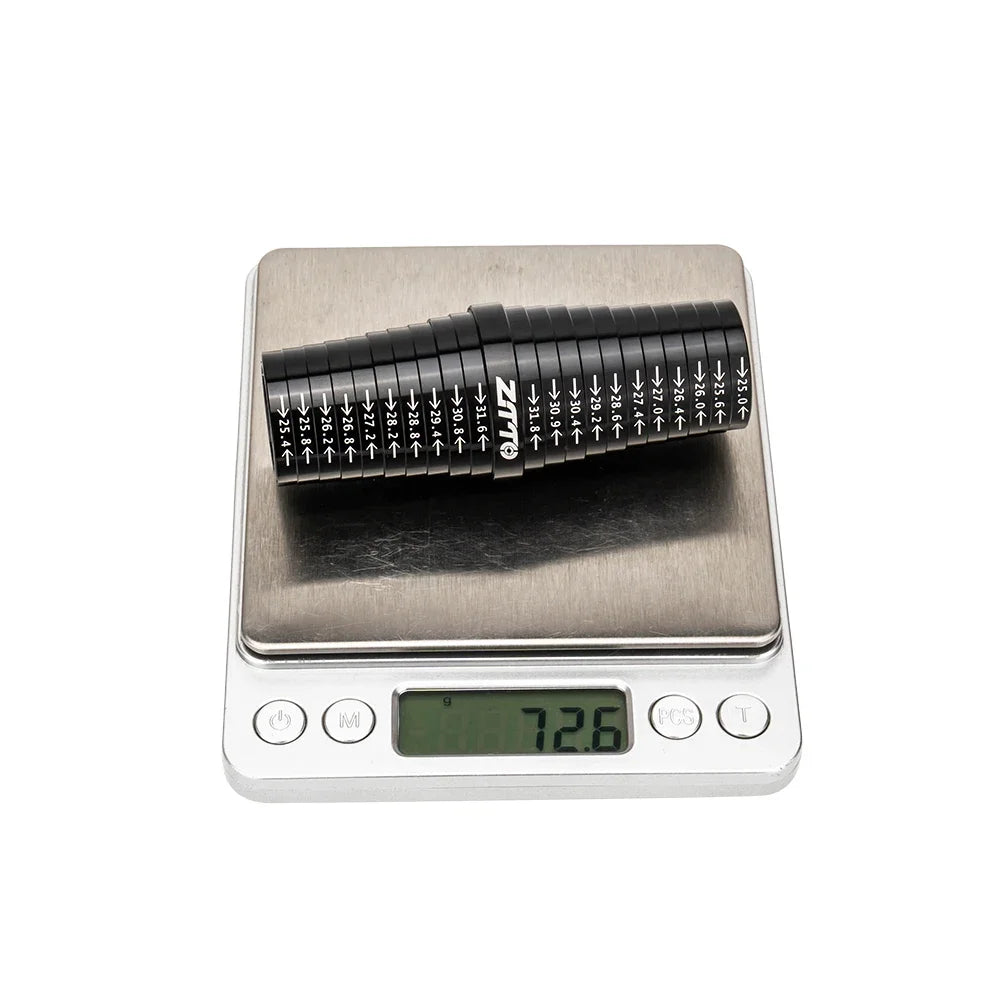 ZTTO Bicycle Seat Post Measurer Bike Frame Tube Diameter Tool Accurate 25.4 27.2 28.6 30.9 31.6 31.8 Durable Aluminum alloy