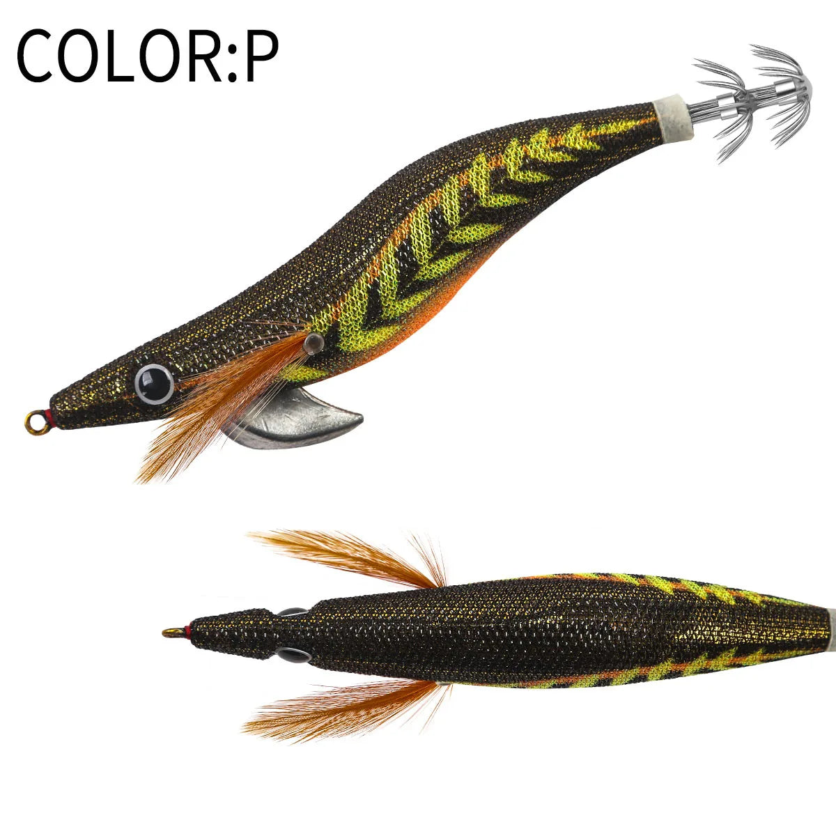 12g 14g 19g Squid Jig Floating Eging Fishing Squid Lure Fishing Lure Artificial Bait for Fishing Squid Hook Octopus Cuttlefish